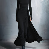 Vittoria ❘ Vestido largo de manga larga con cinturón para otoño