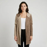 Conforto natural en tejido fluido | Cárdigan largo abierto | Estilo casual elegante