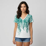 Camiseta fluida con encaje delicado | Corte cómodo | Estilo femenino natural