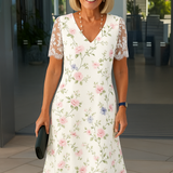 Essy | Vestido midi con acabado en encaje