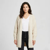 Conforto natural en tejido suave | Cárdigan largo abierto | Estilo casual elegante