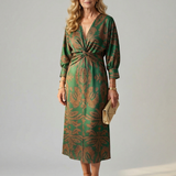 Valentina™ | Vestido midi cruzado