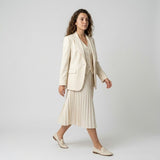 Blazer Estructurado con Corte Clásico y Elegancia Versátil