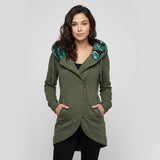 Parka femenina con capucha | Corte ajustado | Estilo casual urbano