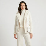 Conjunto de Punto con Chaleco Acolchado para Conforto Envolvente