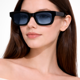 Millicent | Gafas de sol retro para mujeres con montura rectangular