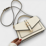 Milo | Bolso de hombro estructurado con detalle de hebilla dorada