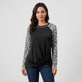 Camiseta casual de tejido suave | Corte holgado | Mangas contrastantes
