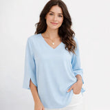 Blusa fluida de inspiración contemporánea | Corte suelto | Elegancia desenfadada