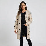 Cárdigan de punto suave | Corte largo | Estilo casual femenino
