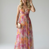 Isel | Vestido maxi envolvente y suave