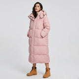 Abrigo acolchado largo con capucha | Corte cómodo | Confort urbano de invierno