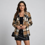Blazer estructurado en mezcla de lana | Corte entallado | Patrón clásico atemporal