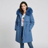 Parka acolchada larga con capucha | Corte cómodo | Estilo urbano de invierno