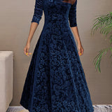 Nancy | Vestido de fiesta de terciopelo lujoso