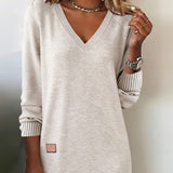Carmen™ - Vestido de punto con escote en V