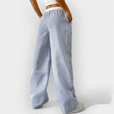 Nerea | Pantalones anchos de rayas