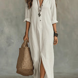 WILLOW | Vestido maxi relajado con corte favorecedor para looks versátiles del día a día