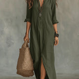 WILLOW | Vestido maxi relajado con corte favorecedor para looks versátiles del día a día