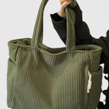 Cordelia | Bolsa Tote de Pana para Mujeres