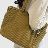 Cordelia | Bolsa Tote de Pana para Mujeres
