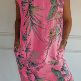 Ysella - Vestido estampado relajado