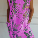 Ysella - Vestido estampado relajado