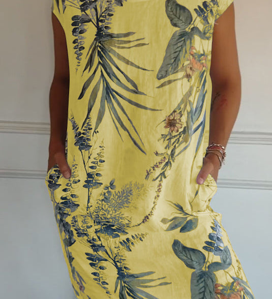 Ysella - Vestido estampado relajado
