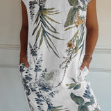 Ysella - Vestido estampado relajado