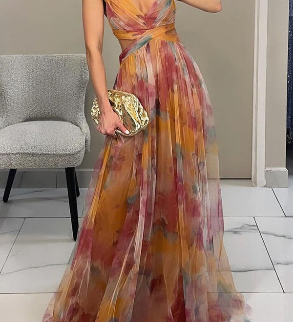 Alina | Vestido maxi deslumbrante