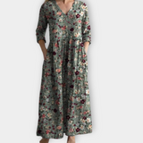 Nordea | Vestido maxi boho en tejido premium suave