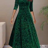 Nancy | Vestido de fiesta de terciopelo lujoso