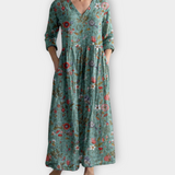 Sigruna | Vestido maxi boho en tejido premium suave