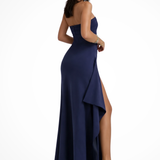 Zafira | Vestido largo sin hombros para invitadas de boda