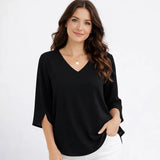 Blusa fluida de inspiración contemporánea | Corte suelto | Elegancia desenfadada