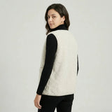 Capa acogedora de invierno suave | Chaleco sin mangas con botones | Estilo casual cómodo
