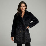 Abrigo largo de punto suave | Corte recto | Elegancia atemporal de invierno