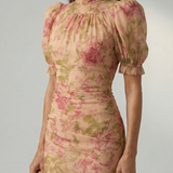 Elena™ | Vestido Maxi de Escote Alto