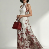 Alejandra™ | Vestido Maxi Plisado