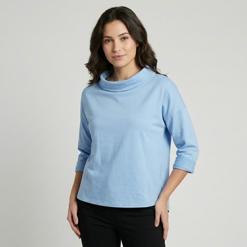 Camiseta minimalista de malla suave | Corte holgado | Elegancia atemporal