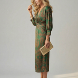 Valentina™ | Vestido midi cruzado