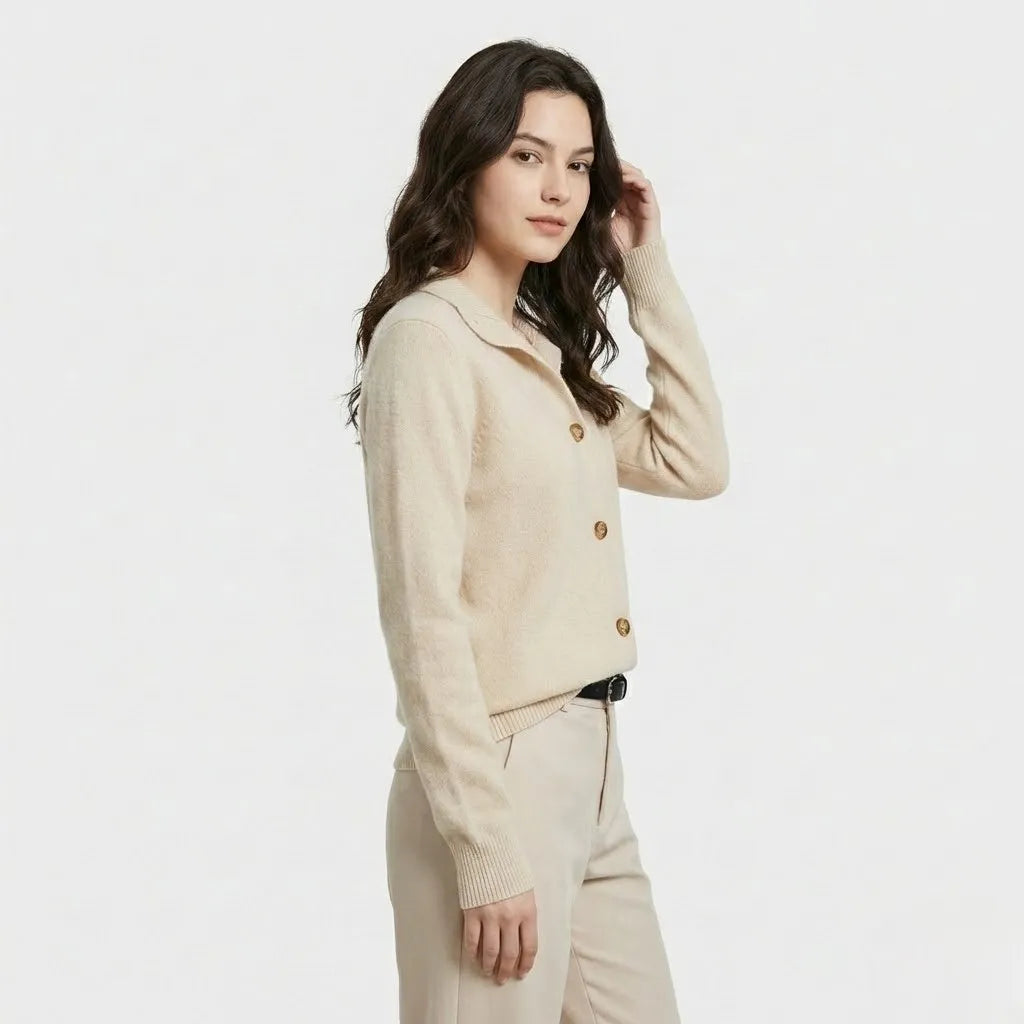 Cárdigan de punto suave | Corte recto | Elegancia atemporal para el día a día