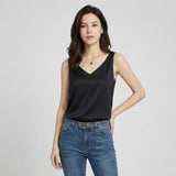 Camiseta fluida con escote en V | Corte suelto | Esencial elegante