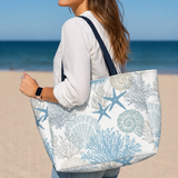 Cordelia | Bolso de Playa Impreso para Mujeres Grande Tote de Verano