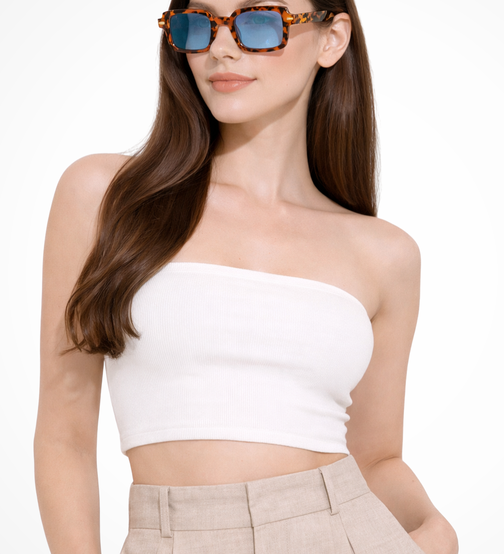 Neville | Gafas de Sol Retro Cuadradas para Mujeres