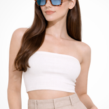 Neville | Gafas de Sol Retro Cuadradas para Mujeres