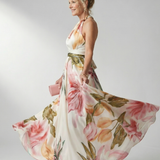 Amiel | Vestido maxi ligero con flores