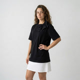 Camiseta Oversized con Lazos Decorativos para Conforto Distinto