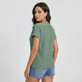 Blusa perforada de inspiración natural | Corte suelto | Confort de verano