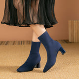 Elisha - Botas casuais quentes com salto para mulheres